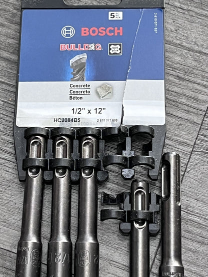 Bosch 1/2" Diam, SDS-Plus Shank, Carbide-Tipped Rotary & Hammer Drill Bit 5PC