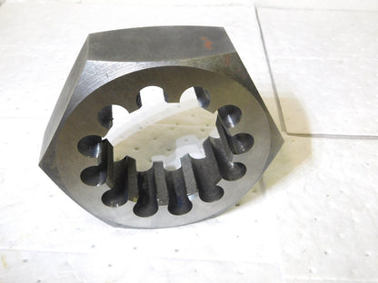 Interstate Hex Rethreading Die 7 Dia 4-1/4-12 UN RH 2-3/8 Thickness 365-4125