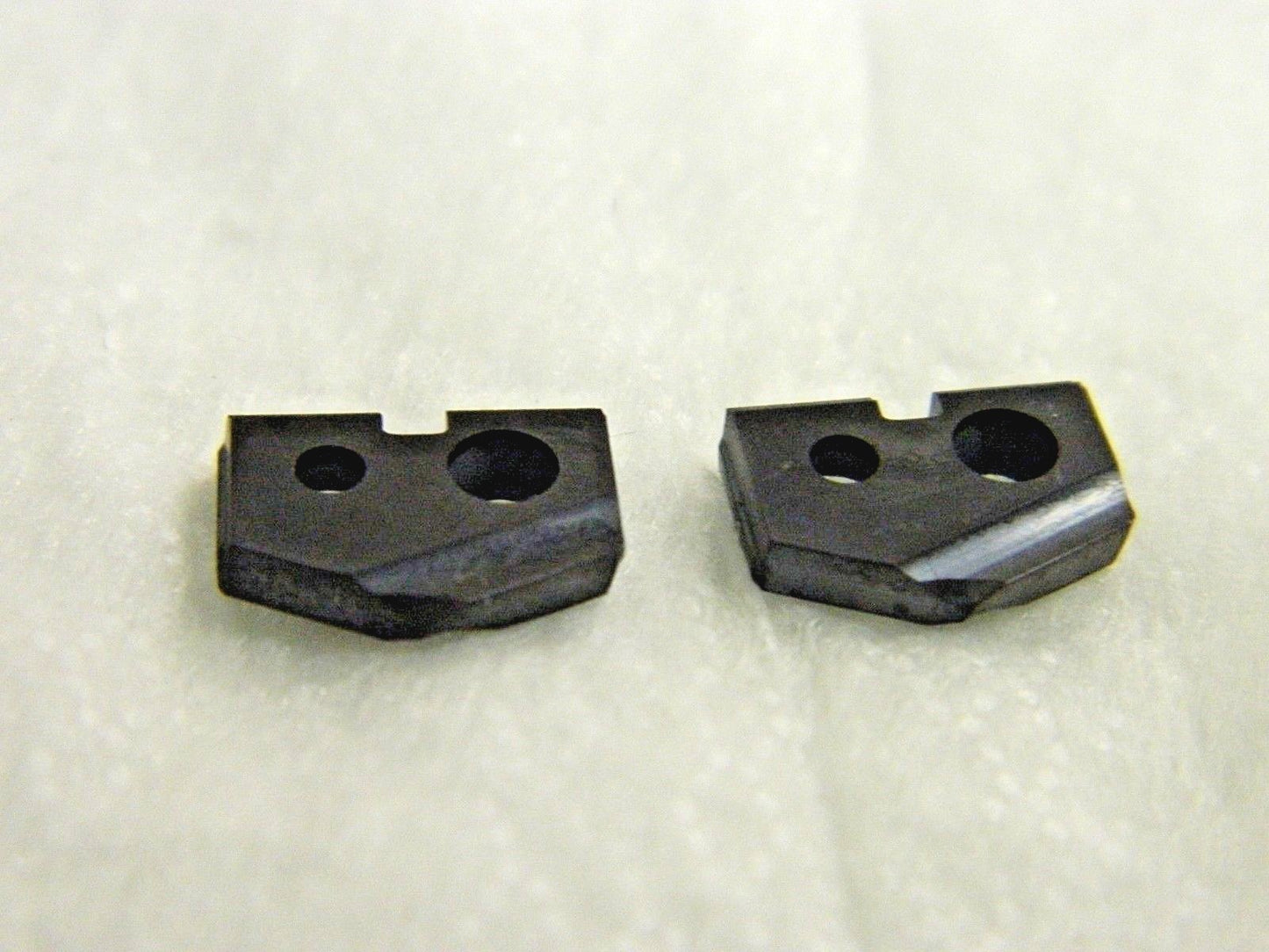 AME Spade Drill Inserts 12.30mm Diam x 3/32" Thick 132° Qty 2 1C5ZA-12.30-N