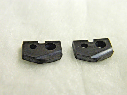 AME Spade Drill Inserts 12.30mm Diam x 3/32" Thick 132° Qty 2 1C5ZA-12.30-N