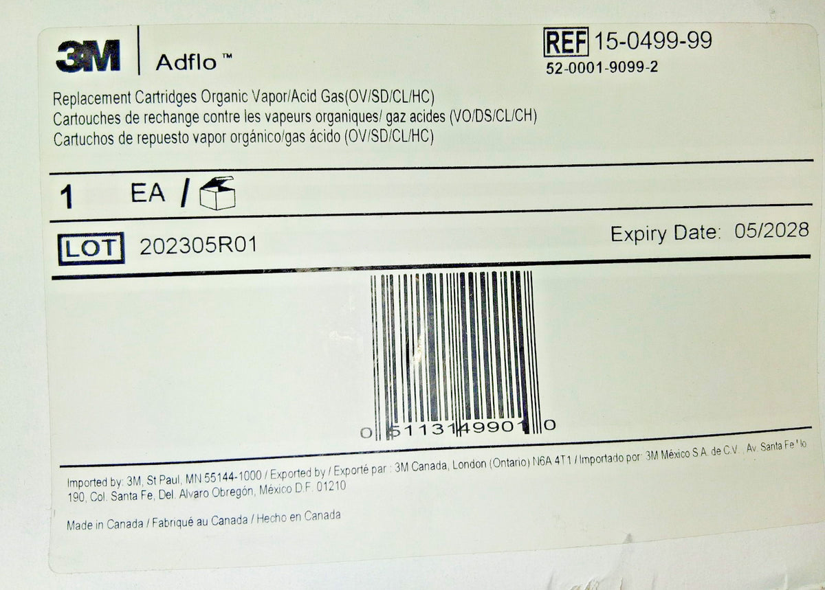 3M Adflo Welding Helmet Replacement Cartridges 15-0499-99X02