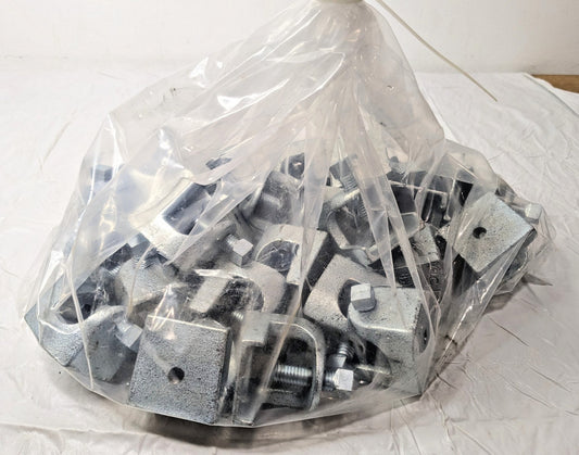 Thomas & Betts Galvanized Malleable Iron Beam Clamps 3/8" - 16 QTY 25 502