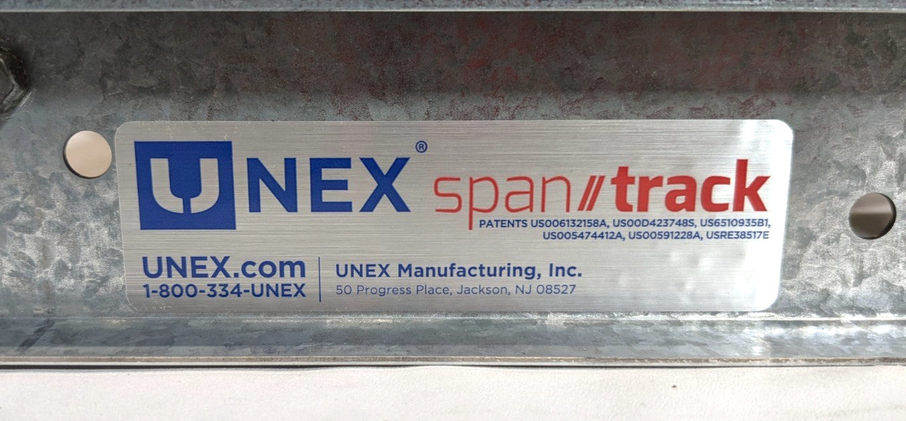 UNEX Span-Track High Profile Lane  -  12"W x 2"OC x 36"L  -  1.6"Wheel  SK-99W