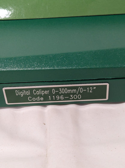 Insize Digital Caliper Heavy Duty Range 0-300mm/0-12" 1196-300