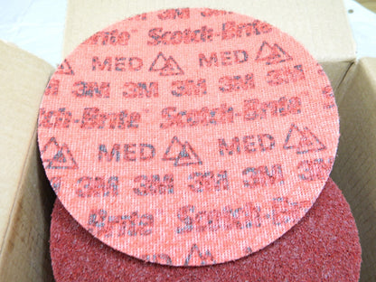 3M Deburring Disc: 7" Dia, Medium Grade, Ceramic, 8600 RPM Qty 25 7100263920