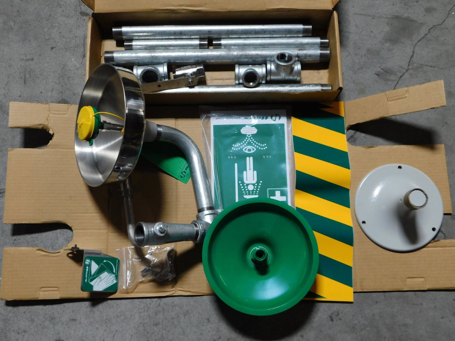 Haws Drench Shower 1-1/4 Inlet 20 GPM Shower Flow 8300-8309