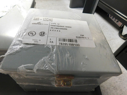 Cooper B-Line Steel Standard Enclosure Hinge Flat Cover 886-12CHC