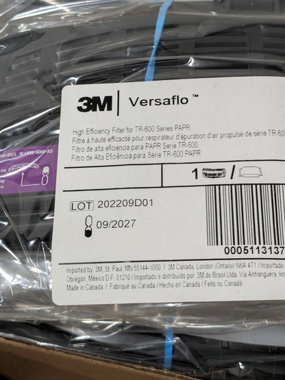 3M Pack of (5), Particulate Protection PAPR HEPA Filters 7100028247