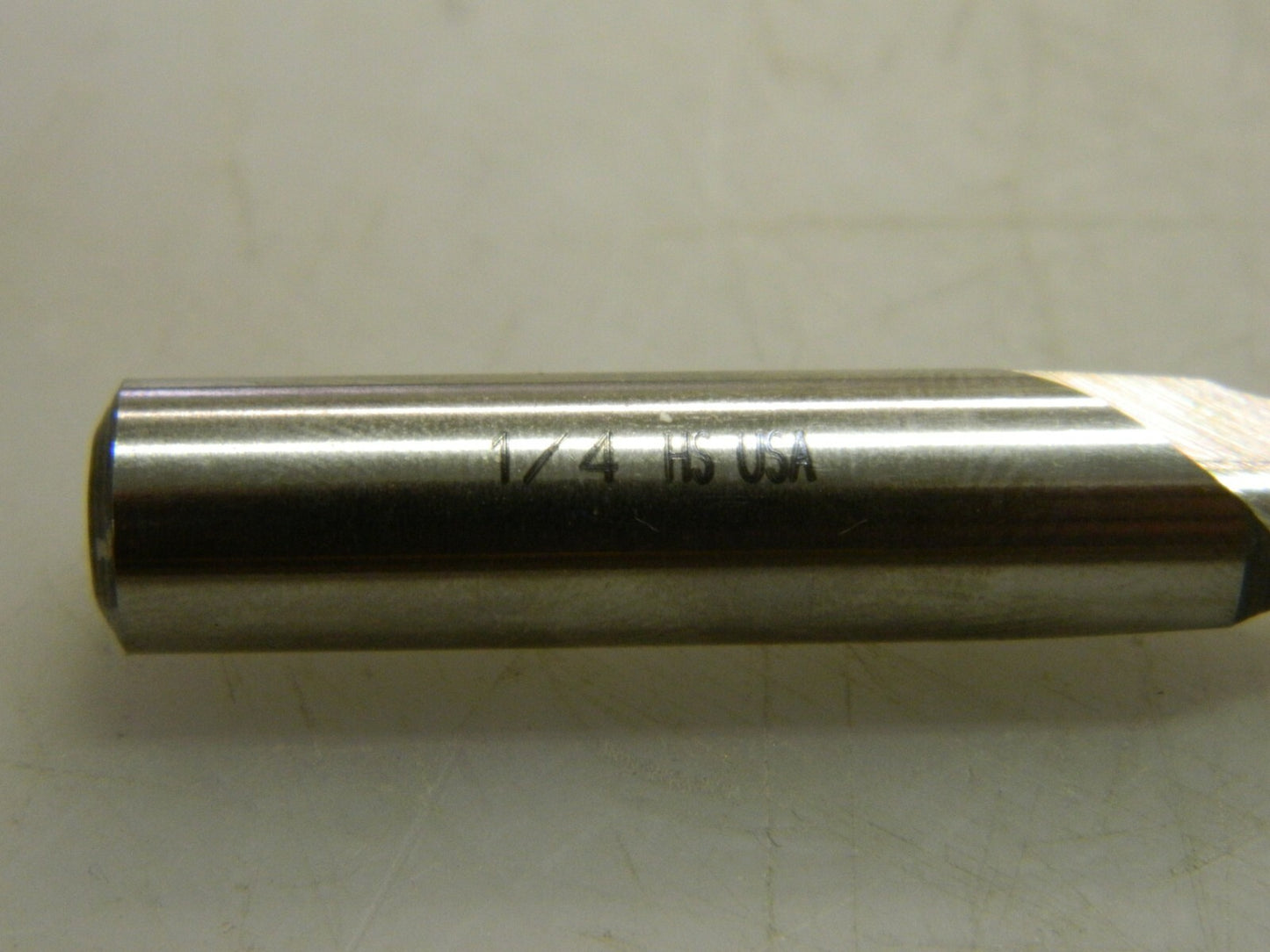 Cleveland SQR End Mills 1/4" Dia 1/2" LOC 3/8" Shank Dia 2FL HSS  QTY 2  C41607