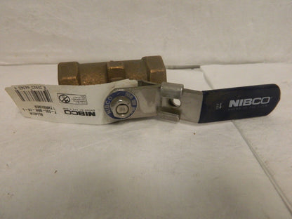 NIBCO 1" Pipe Reduced Port Bronze Standard Ball Valve NL9403A