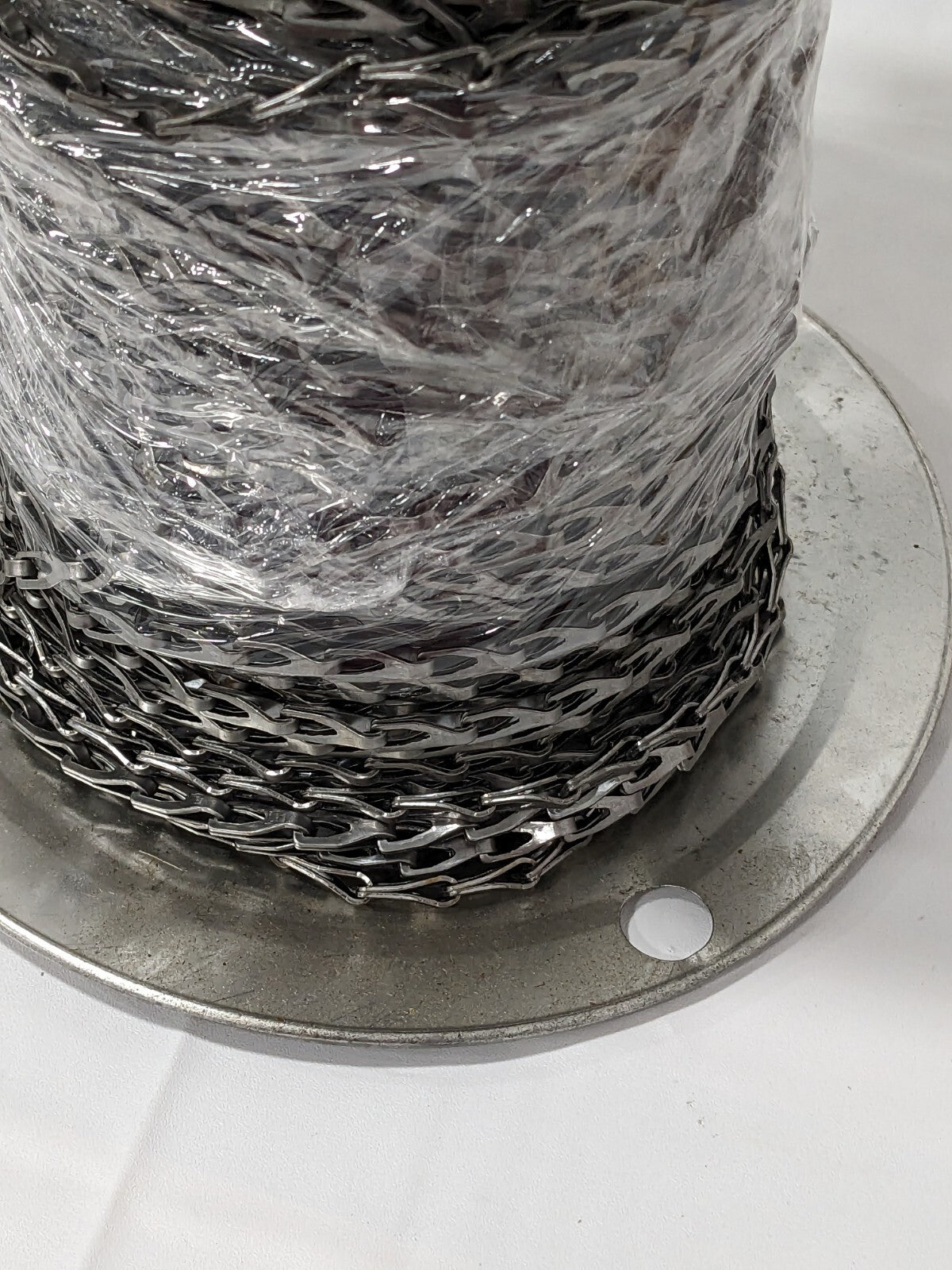 0.035" Diam Steel Sash Chain, #8, 75 Lb Load Limit Approx. 13 LBS 55020