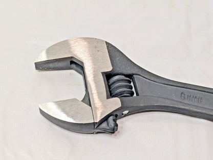 Proto Protoblack Non-Insulated Adjustable Wrench 1-1/8" Jaw Cap X 8" OAL J708S