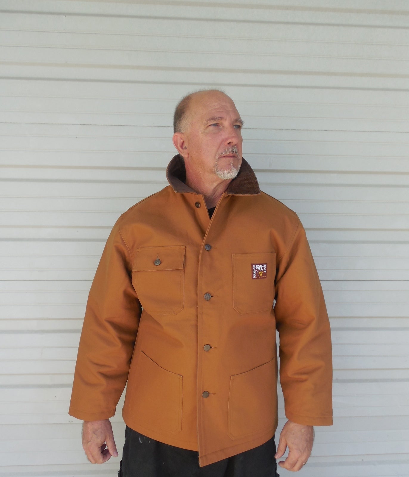 Steiner 30" Chore Coat Thermal Tuff Blanket Lined Button Brown/ Medium  101