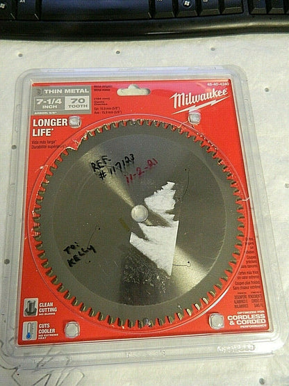Milwaukee 7-1/4  BladeTool Wet &amp; Dry-Cut Saw Blade 48-40-4240