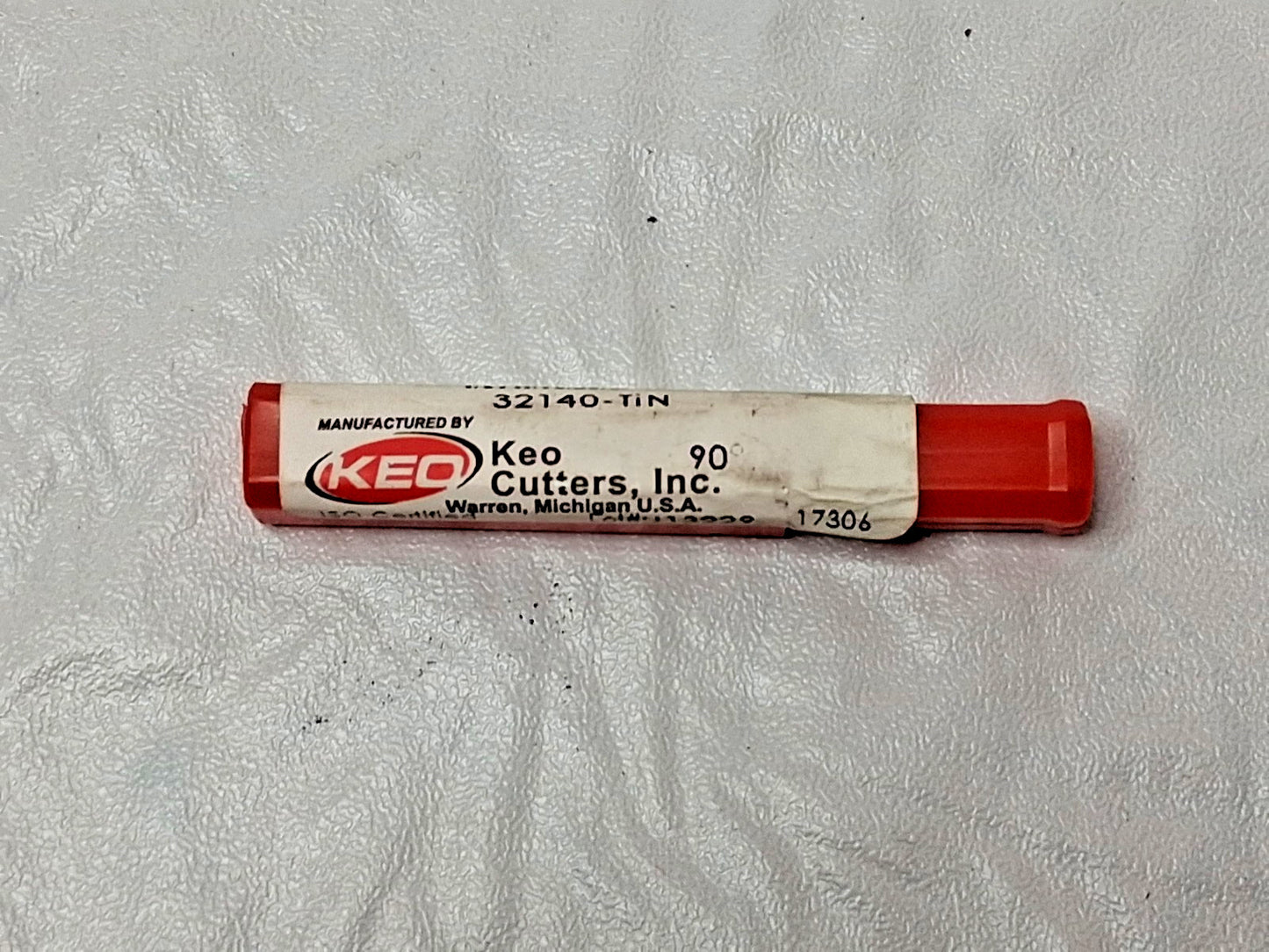 KEO Spotting Drill HSS TiN RH  90 Deg 1/4" Dia X 2-1/2" OAL 32140-TIN