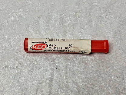 KEO Spotting Drill HSS TiN RH  90 Deg 1/4" Dia X 2-1/2" OAL 32140-TIN