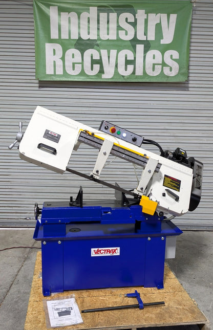 VECTRAX 9x16 Horizontal Bandsaw 110V  1-1/2HP  Step Pulley Drive