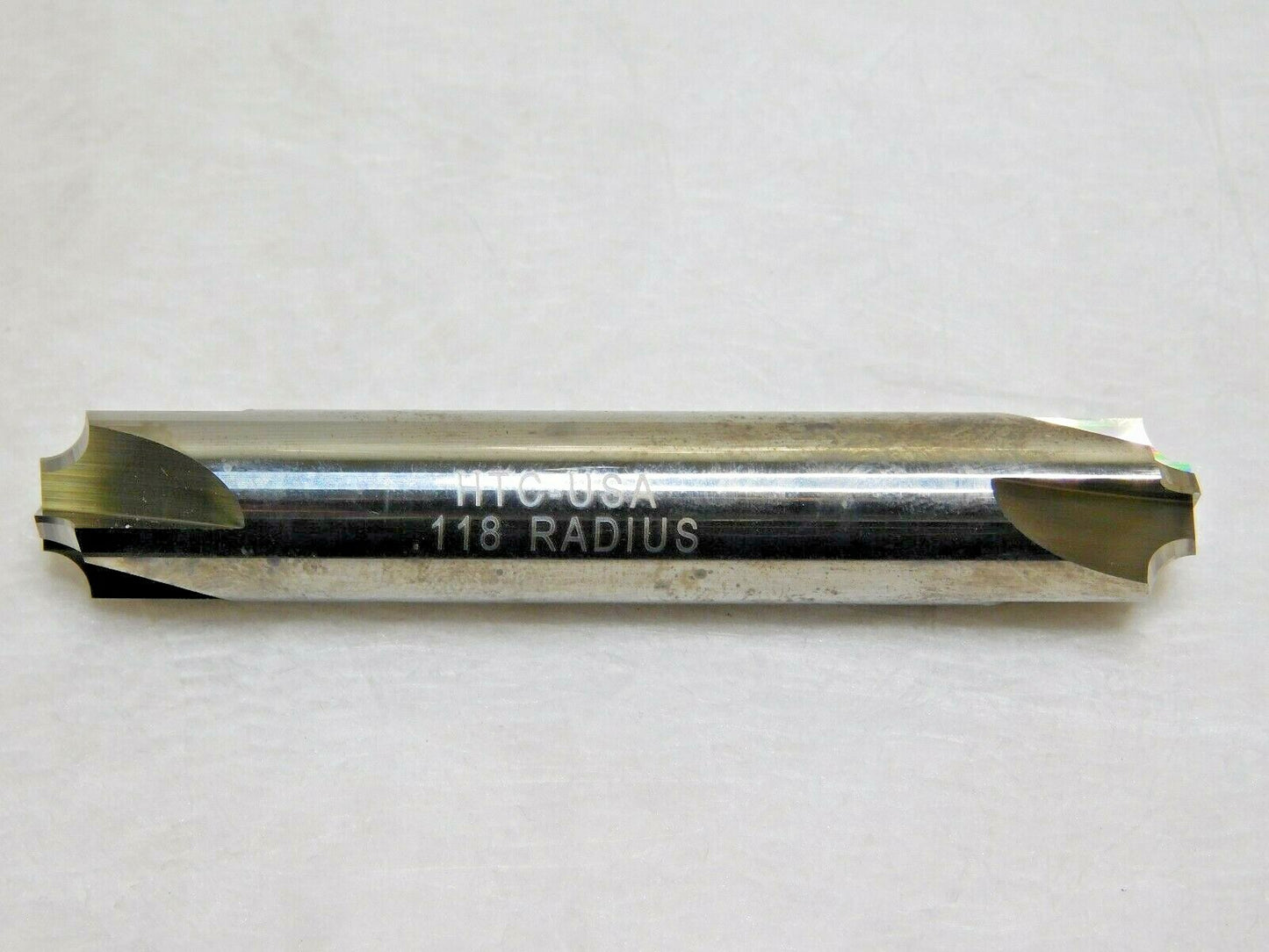 Harvey Tool Carbide Corner Rounding End Mill Double End .118"r x 5º 4FL 21118