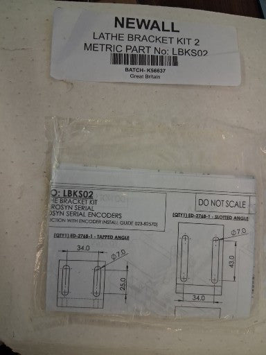 Newall Lathe Bracket Kit LBKS02