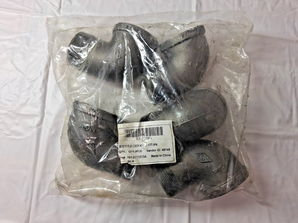 Professional Street Elbow 90 deg 2" Threaded QTY5 53577060