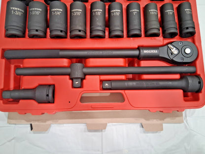 TEKTON 17Pc Deep Impact Socket Set 3/4" Drive 7/8-2" 6-Point 48995