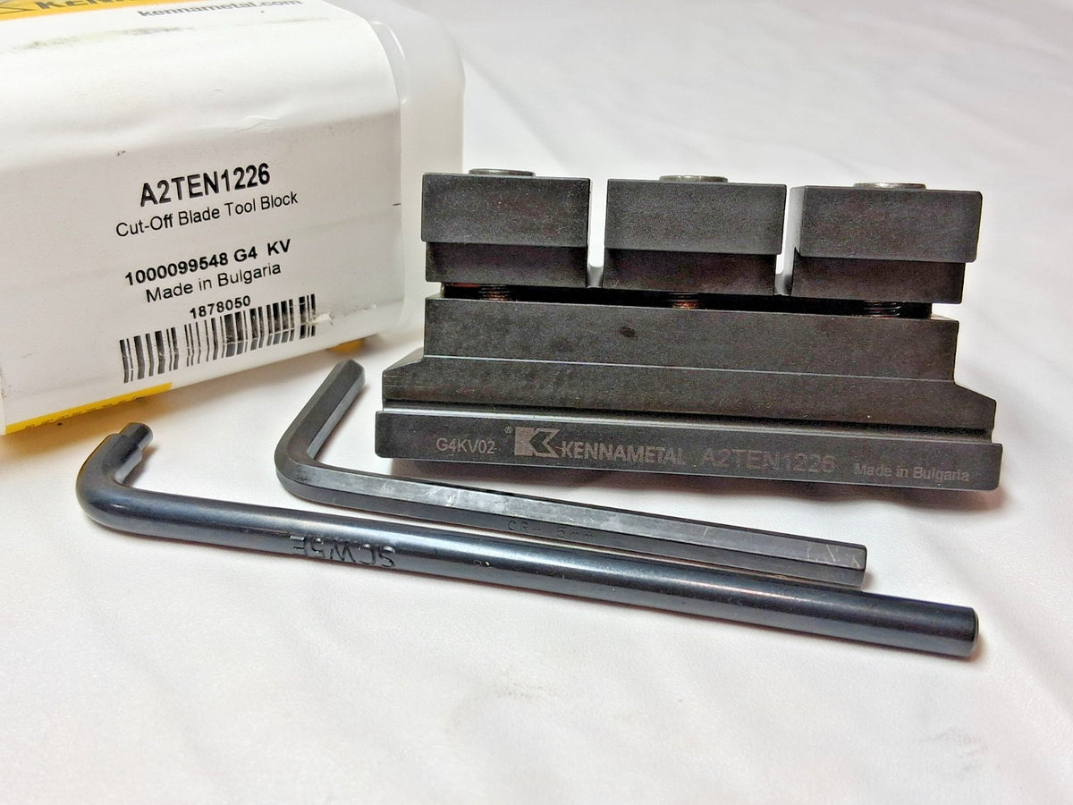 Kennametal Indexable Cutoff Tool A2TEN 26mm Blade H 3.39" OAL 1.57" OA