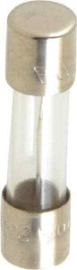 BUSSMANN Cartridge Time Delay Fuse: 0.5 A, 20 mm OAL, 5 mm Dia Qty 5 GMC-500-R