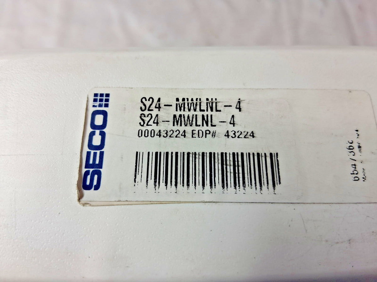 Seco Indexable Boring Left Hand Bar S24-MWLNL-4 1.7800" Min Bore 00043224