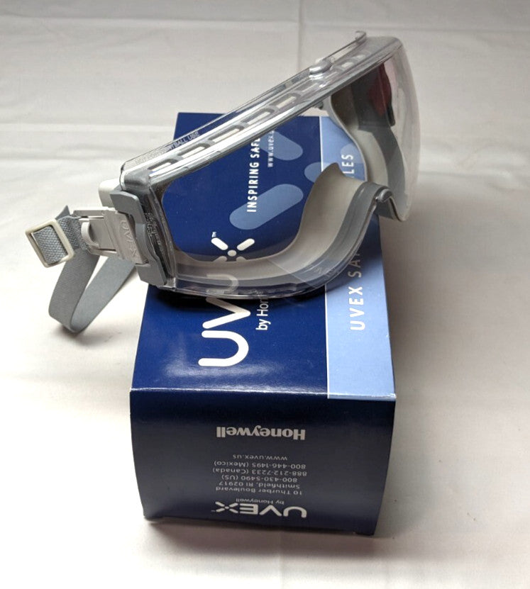 UVEX Stealth  Gray With Clear XTR Lens Safety Goggles  *QTY 2*  S3960C