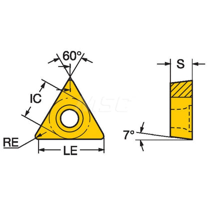 Sandvik Coromant Turning Insert: TCEX2203L-F 1105, Carbide 10 pack