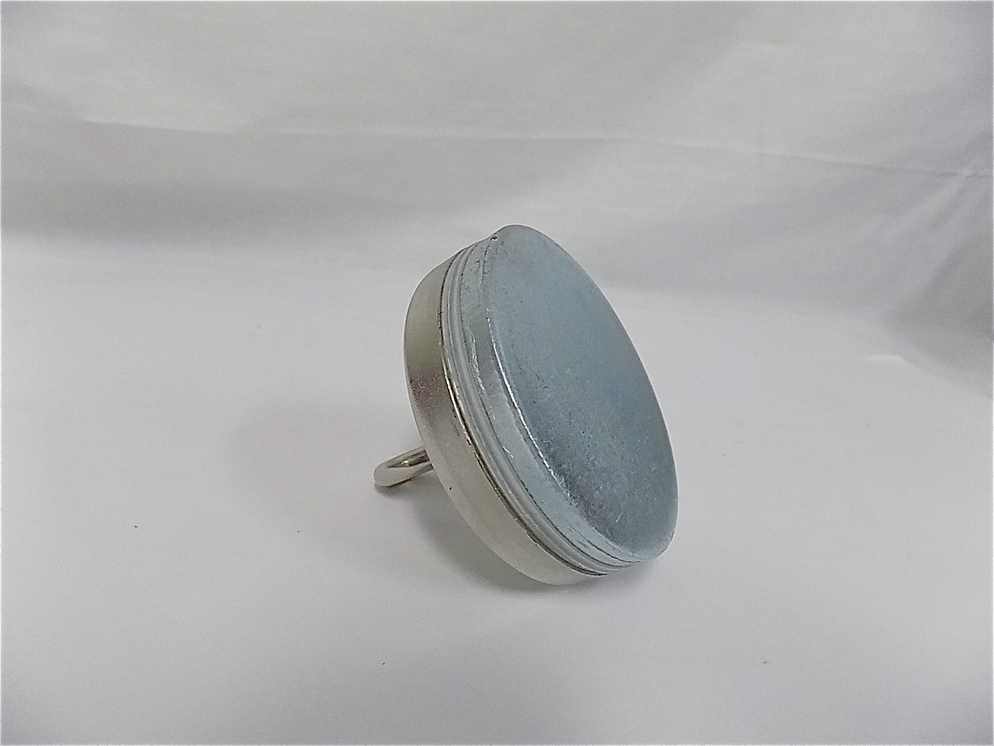 Eclipse Mag Shallow Pot Magnet With Loop 2.62" Diameter 1" Height  QTY 2  E691