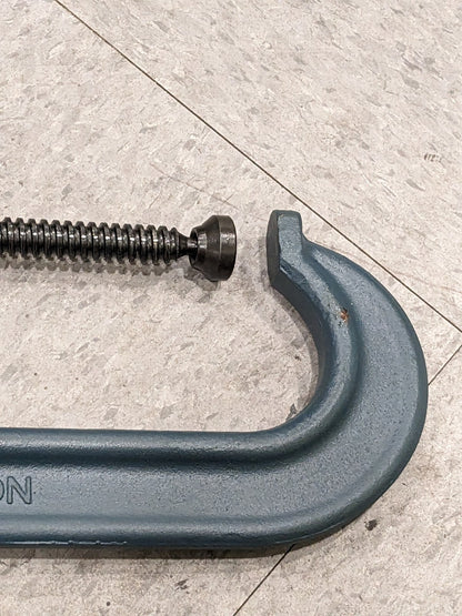 WILTON C-Clamp: 12" Max Opening, 3-7/8" Throat Depth 14798