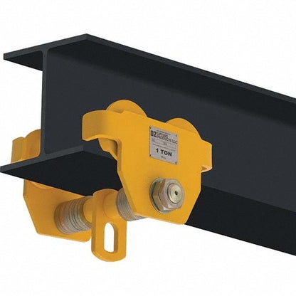OZ Lifting Products 1 Ton Manual Trolley 8" Maximum Flange Width OZ1PBT