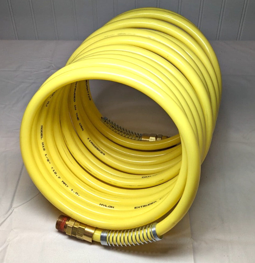 COILHOSE PNEUMATICS Coiled 1/2" Hose  25' Long  N12-25B