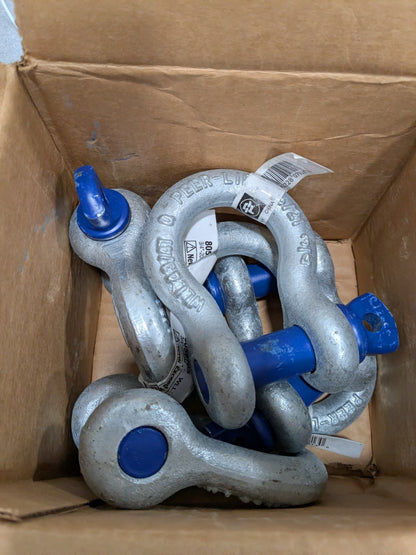 Anchor Shackle 3/4" Nominal Chain Size, 4.75 Ton Steel Qty 5 C81125