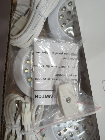 CounterMax 3-light disc Kit white 87883WT