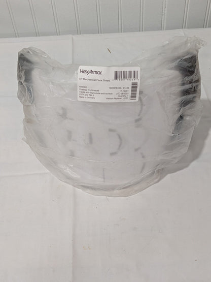HexArmor Hard Hat Faceshield: Polycarbonate, 10" High, 11" Wide 17-120