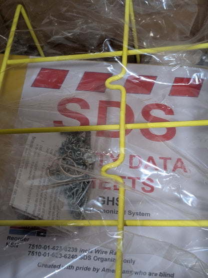 AbilityOne Ring Binder: Right to Know/SDS English 7510016236239