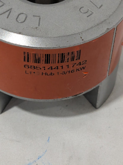 LOVEJOY Jaw L110 Coupling Hub, 1-3/16” Bore, 3.32”OD, Keyway 68514411742