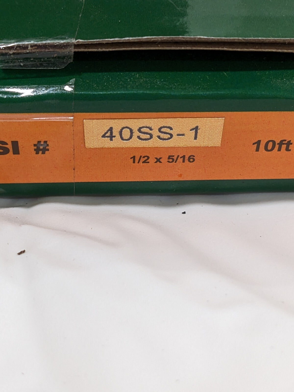 TRITAN Roller Chain: 1/2" Pitch, 40SS Trade, 10' Long, 1 Strand 40-1SS