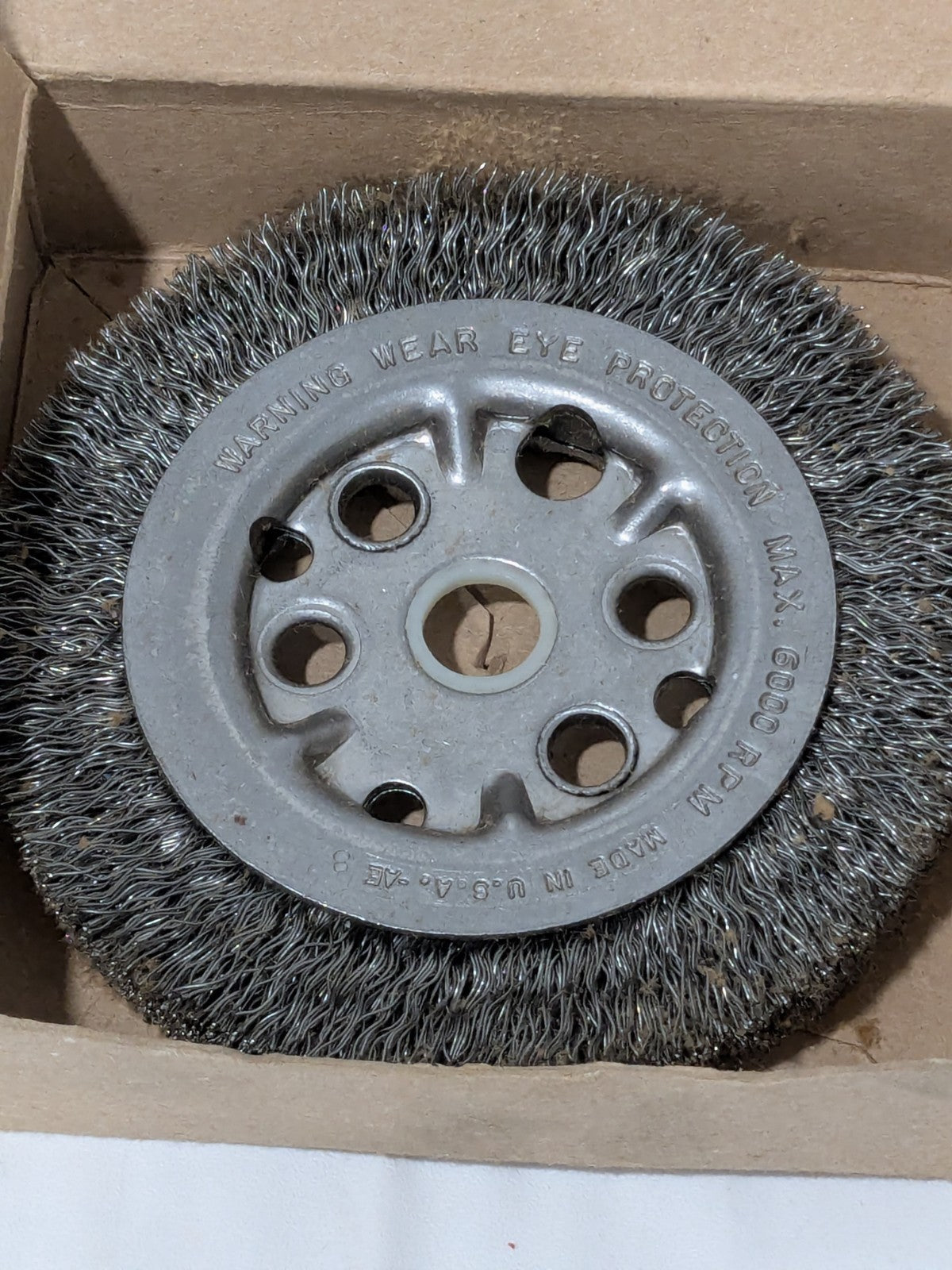 ANDERSON Wheel Brush: 4-1/4" Wheel Dia, 3/4" Face Width 01574