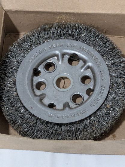ANDERSON Wheel Brush: 4-1/4" Wheel Dia, 3/4" Face Width 01574
