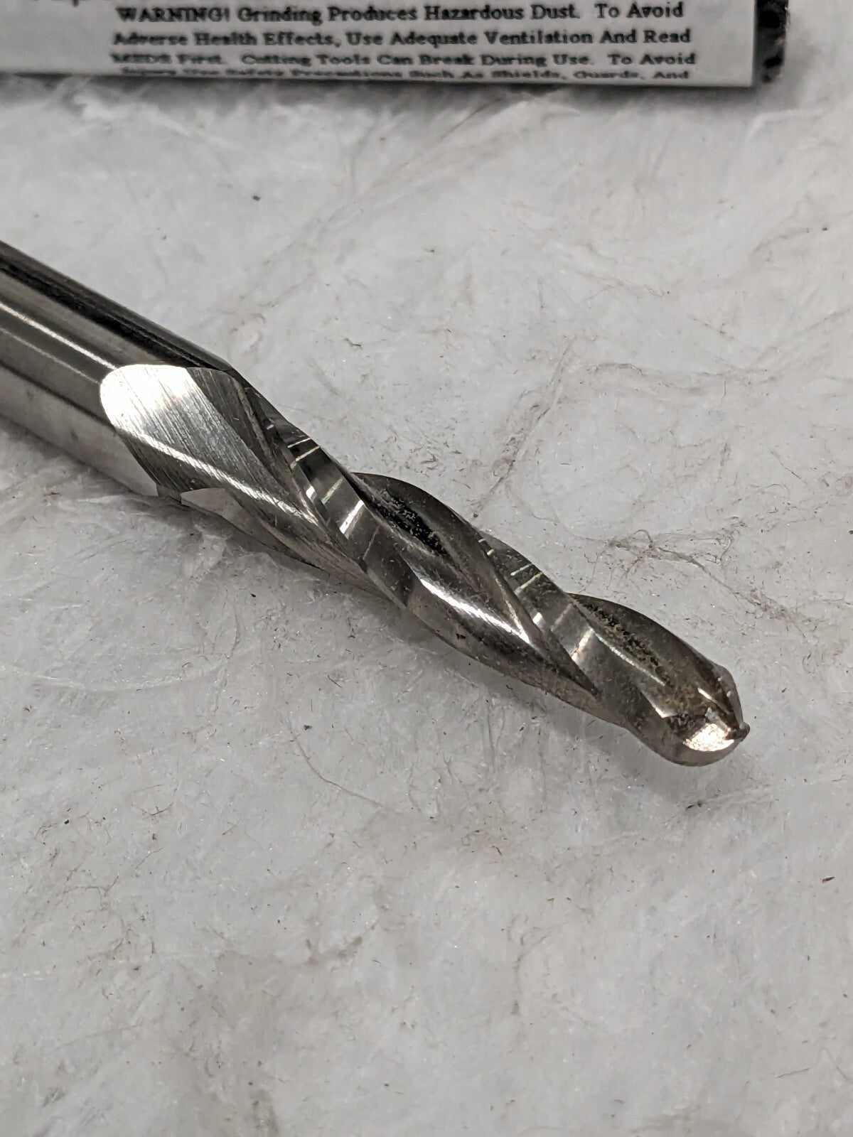 Tapered End Mill: 1 ° per Side, 1/4" Small Dia, 1-1/4" LOC, 3 FL BK-40