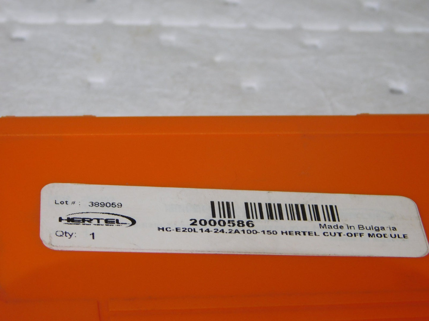 Hertel Cut-Off & Grooving Module 14mm Max DOC LH HC 24.2 2000586