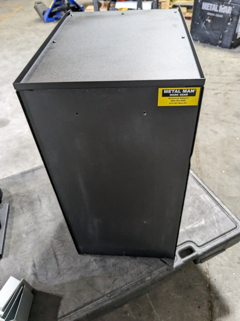 Metal Man Deluxe Welding Cabinet 4 Drawer 150 lb. Capacity DWC1 Scratch N Dent