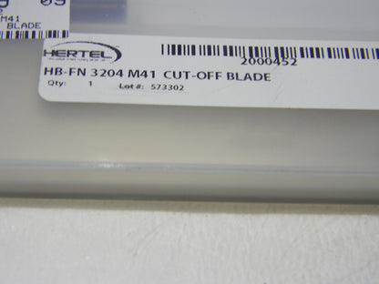Hertel Indexable Cut Off Blade HB-FN 3204 M41 2000452