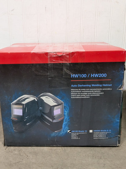 HONEYWELL Welding Helmet: Black, Shade 10, Nylon Fixed Front HW100