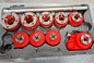 Ridgid 9-Die-Head Pipe Threader Set 1/8" to 2" w/Case 36505