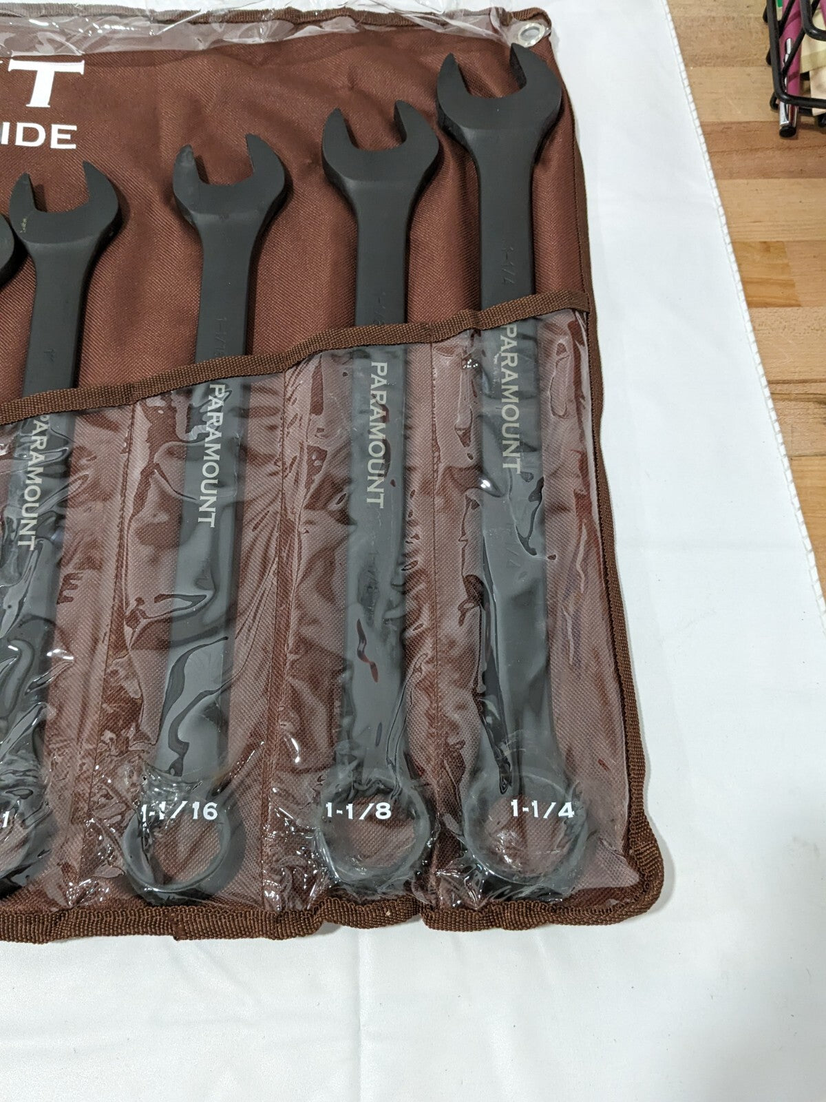 PARAMOUNT Combination Wrench Set: 14 Pc, 3/8 in - 1-1/4" 022-14SSET