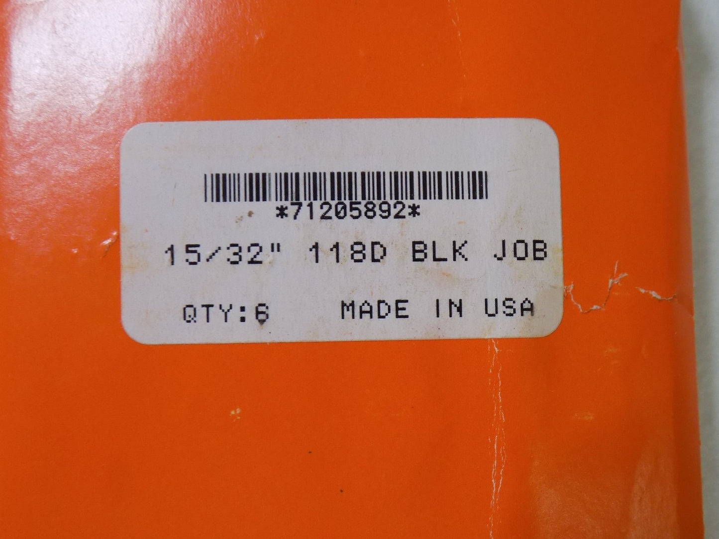 Hertel Jobber Drill 15/32" x 4-5/16" x 5-3/4 Oxide HSS Qty. 6 #7120589